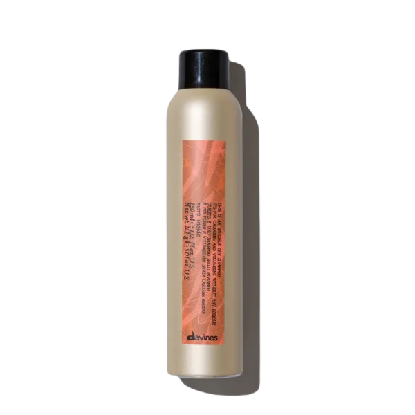 A sleek, cylindrical bottle with a black cap and a textured label