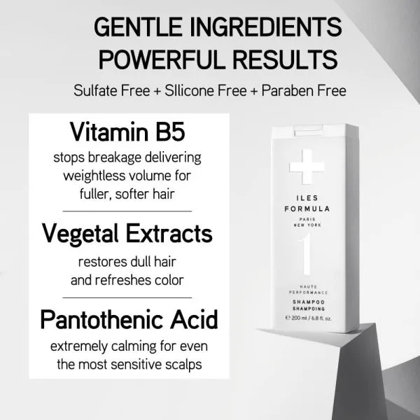 Brightly designed product packaging highlights gentle hair care ingredients and benefits