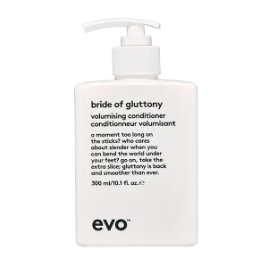 A sleek white bottle with a pump top displays elegant product labeling
